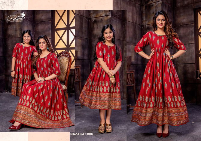 Nazakat Vol 2 By Paavi Long Anarkali Kurtis Catalog
